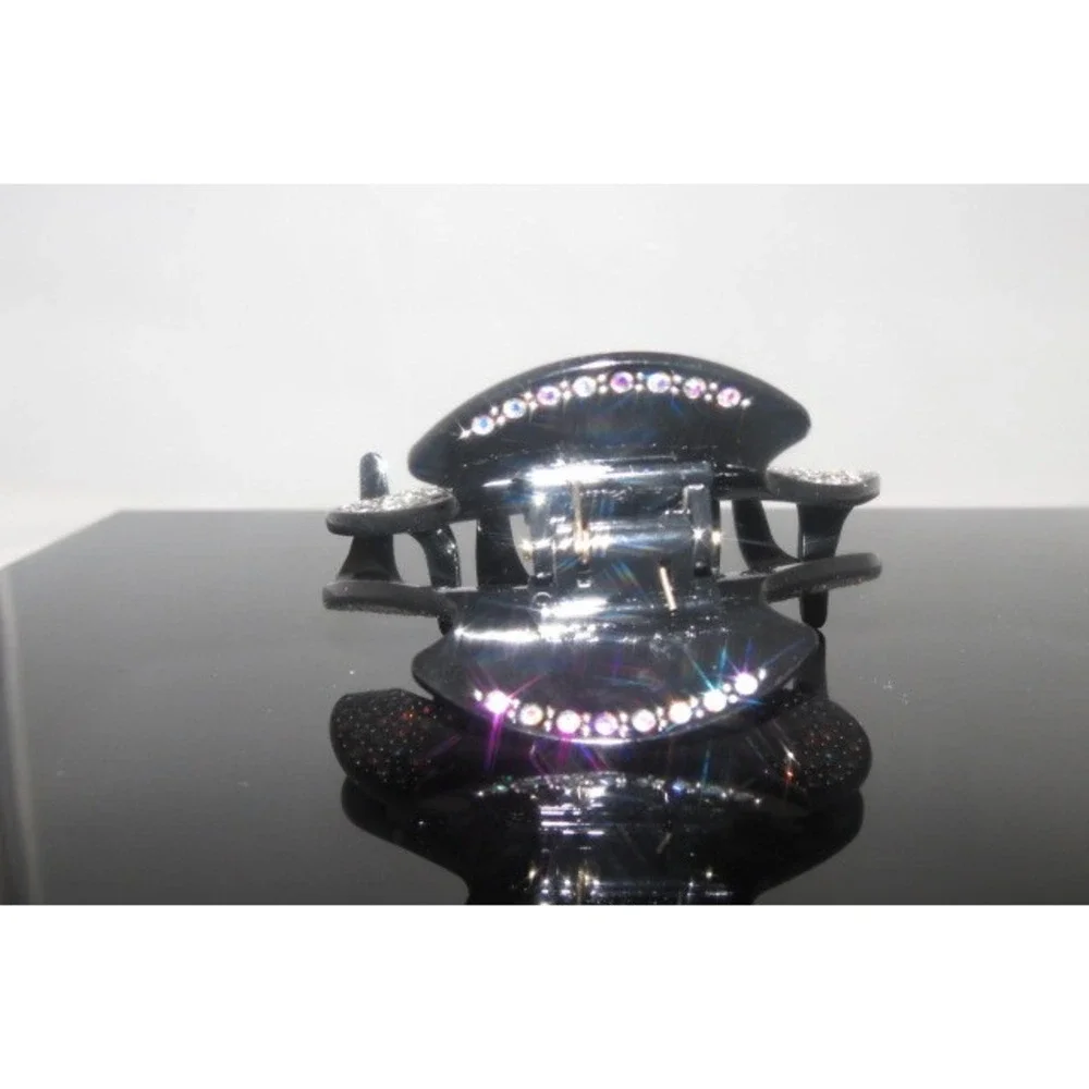 New Gorgeous‎ embroidered Hair Clip Claw w Shinny Crystals Hair Accessories